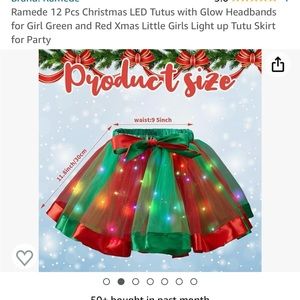 Christmas light up tutu